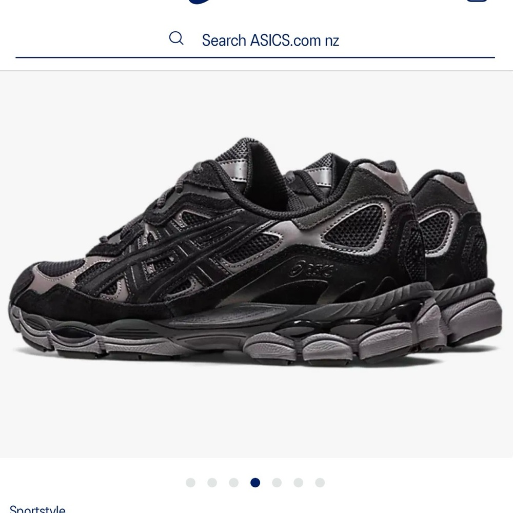 ASICS Black/Graphite sneakers - Picture 2 of 8